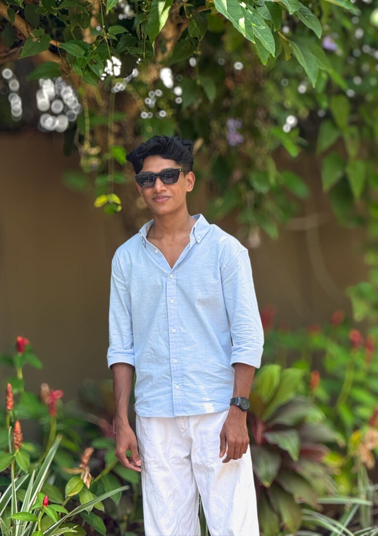 Digital Marketing Specialist Showcasing Himself on Webpage